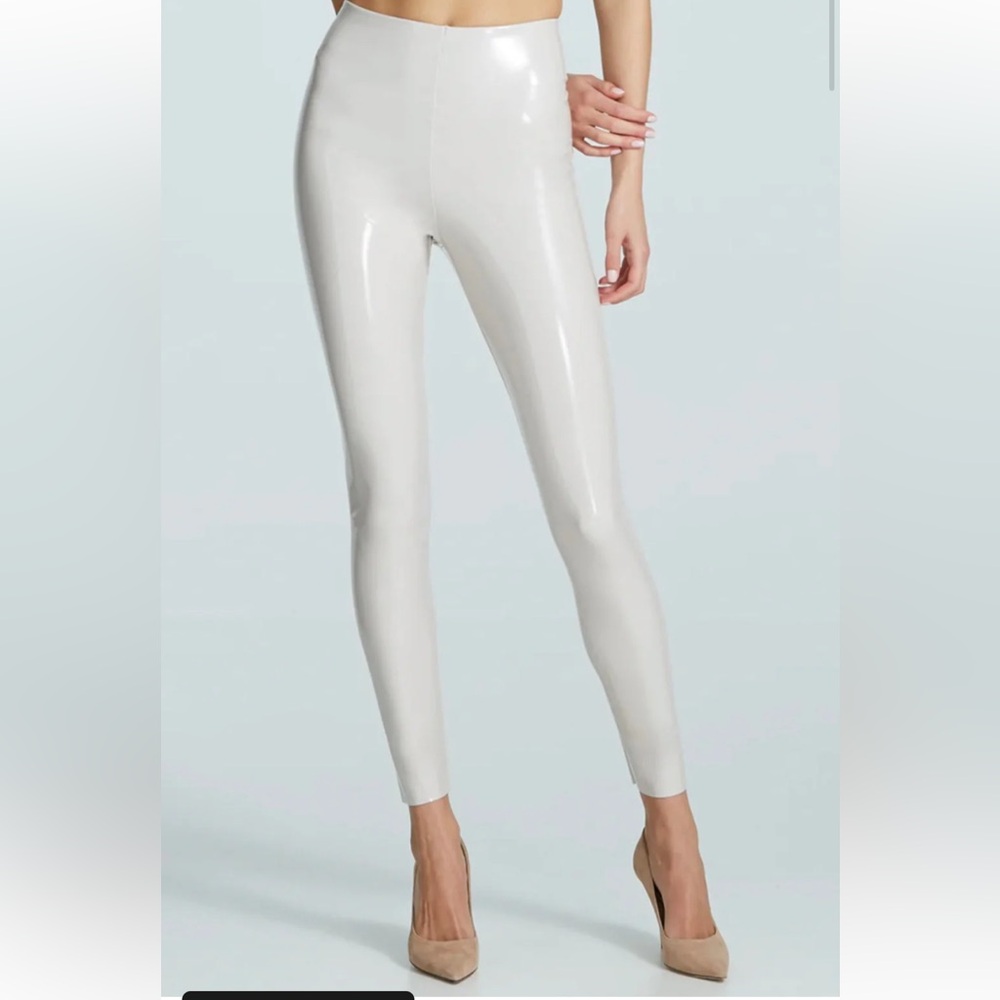 Commando White Patent Leather Pants